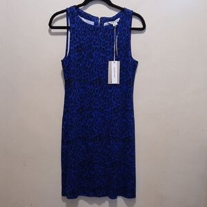 Tommy Bahama Cobalt Animal Print Mini Dress